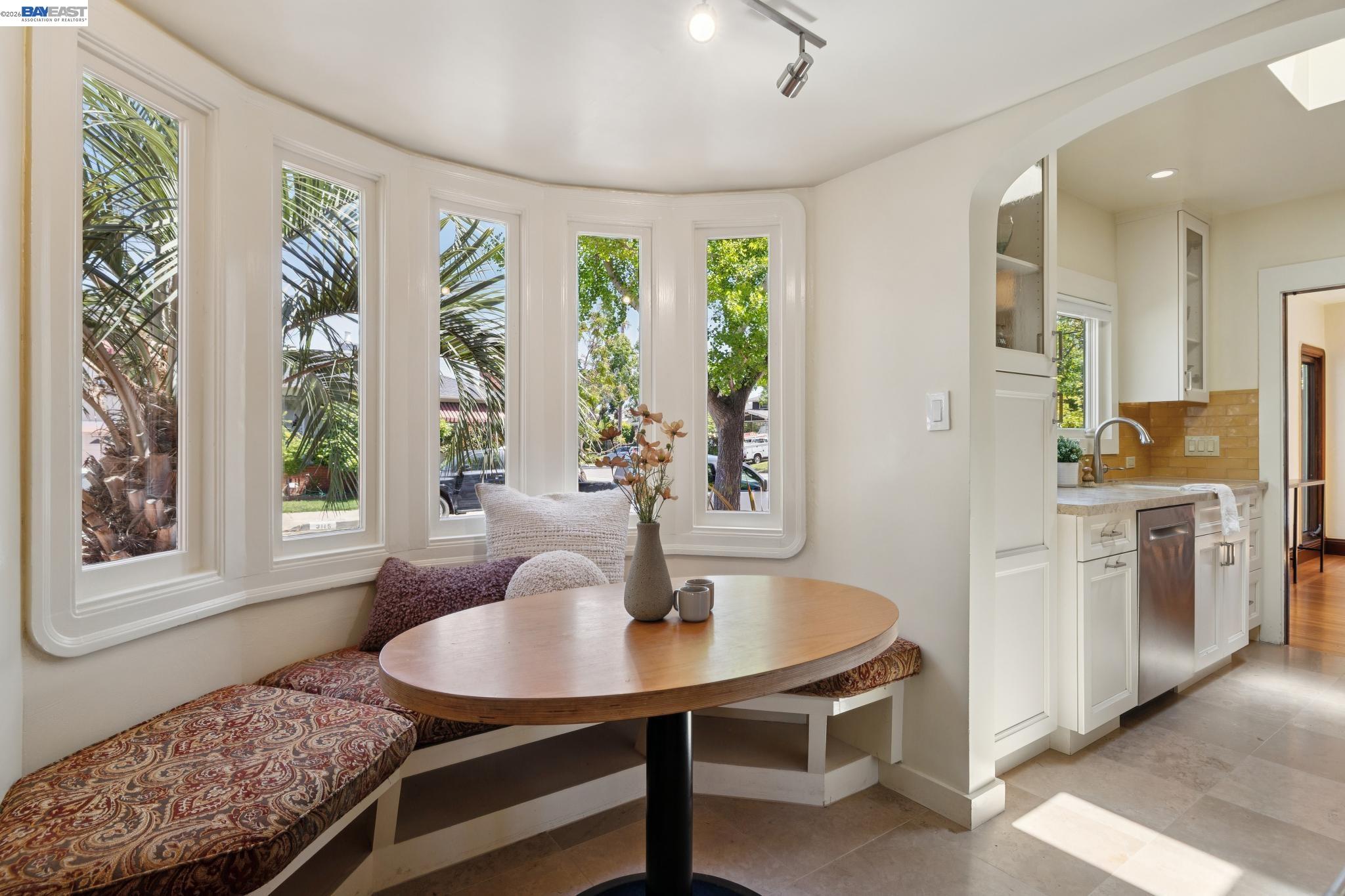 1635 High Street Alameda, CA 94501 - Photo 21 of 56 a view of a dining room with furniture and window