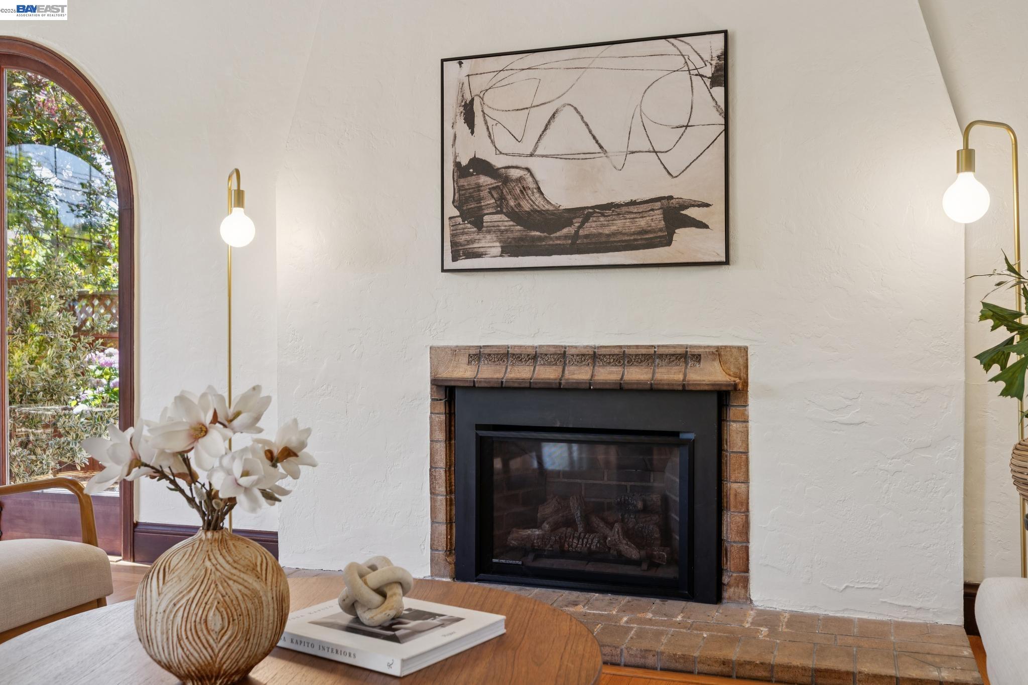 1635 High Street Alameda, CA 94501 - Photo 7 of 56 a living room with furniture and a fireplace