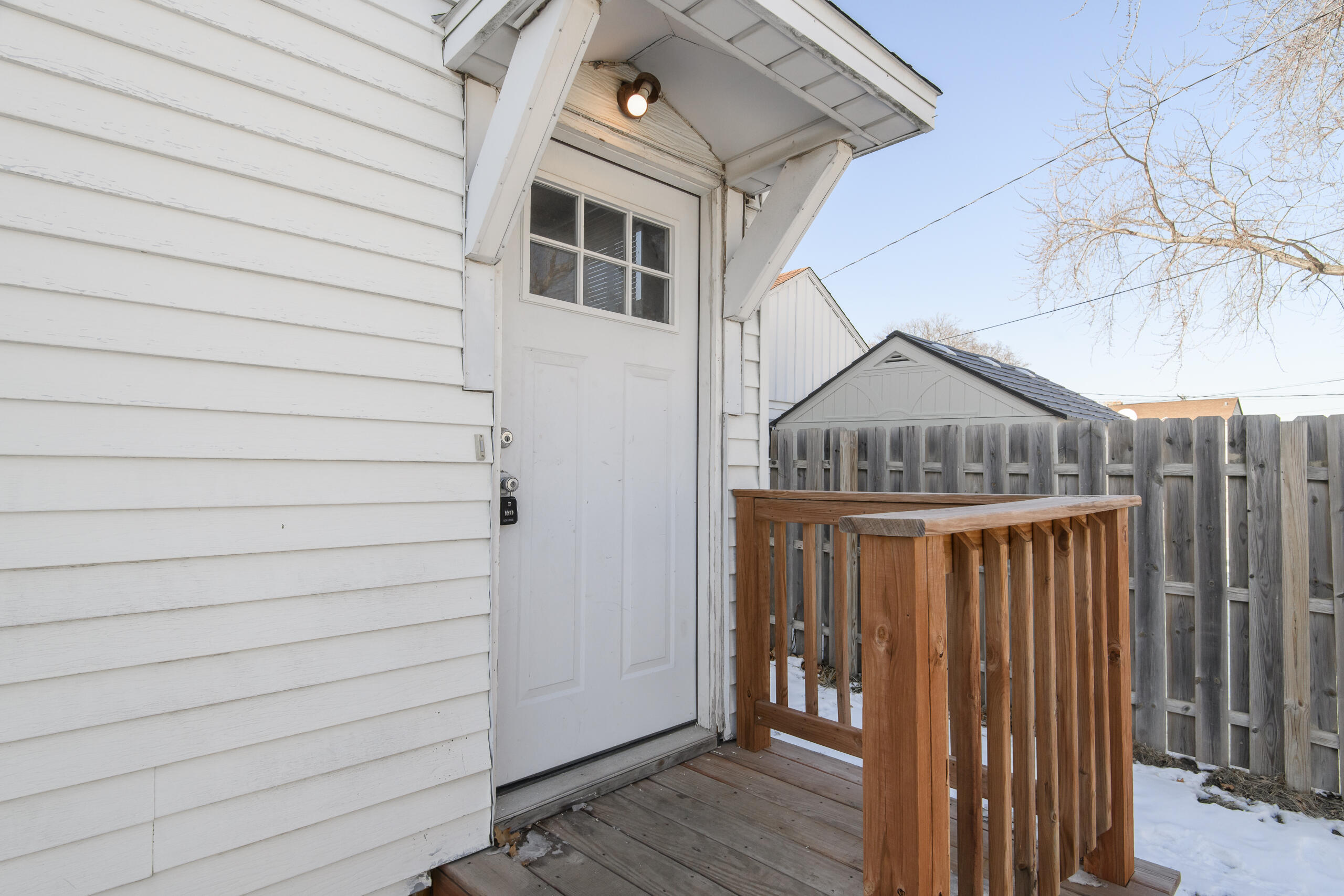 3554 South 84th Street, Unit 3554A Milwaukee, WI 53228 - Photo 13 of 24 Entry to upper unit in the rear