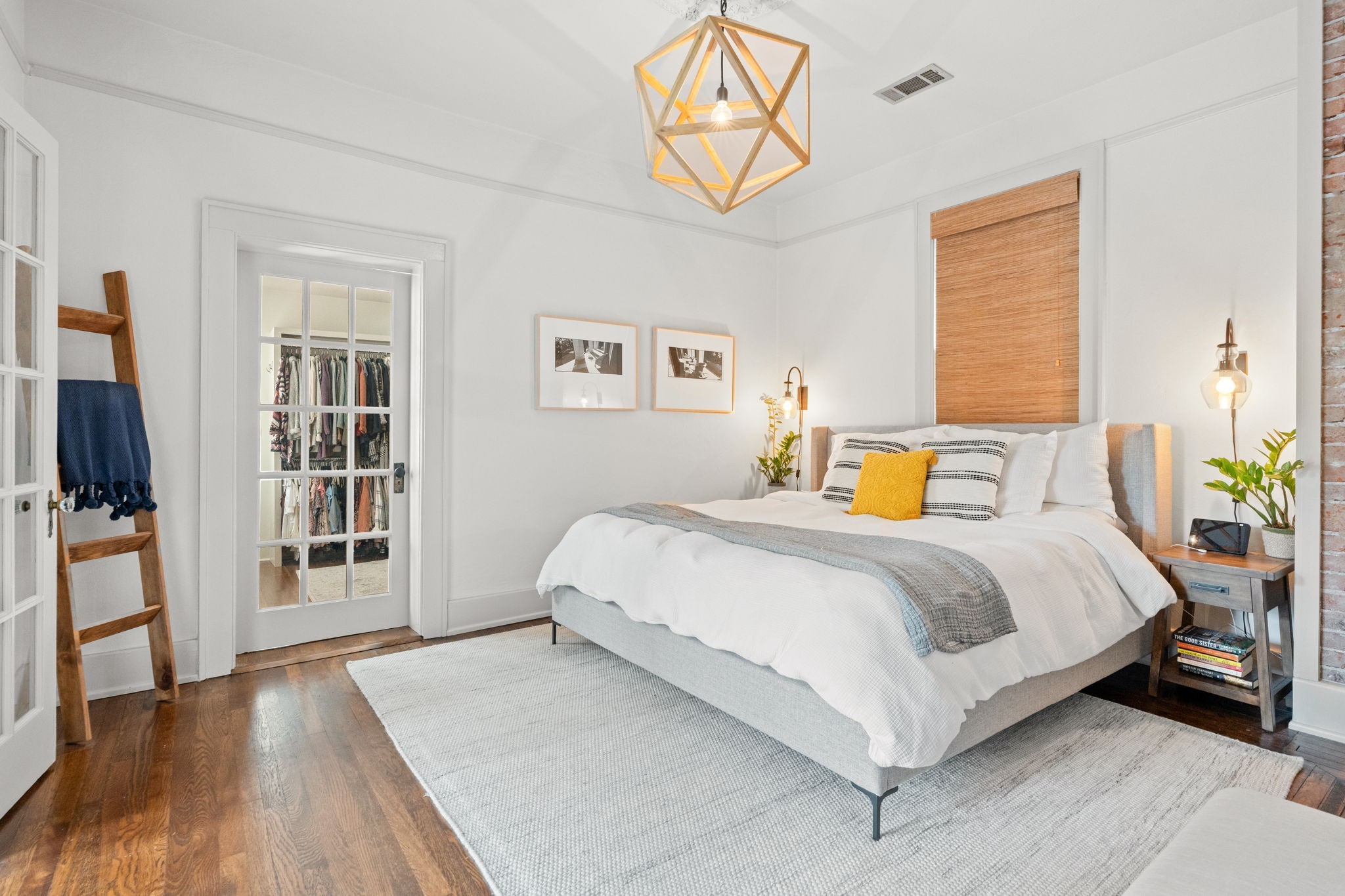 229 Lauderdale Road Nashville, TN 37205 - Photo 16 of 48 a bedroom with bed and wooden floor