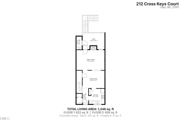 $290,000 | 212 Cross Keys Court, Cary, NC 27511