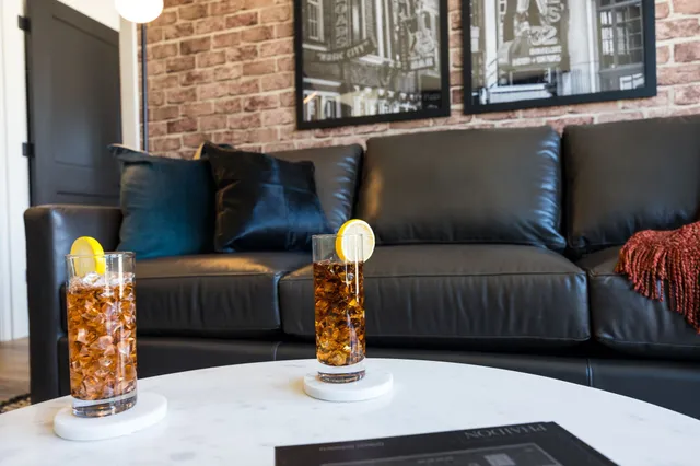 a bedroom with bed and window