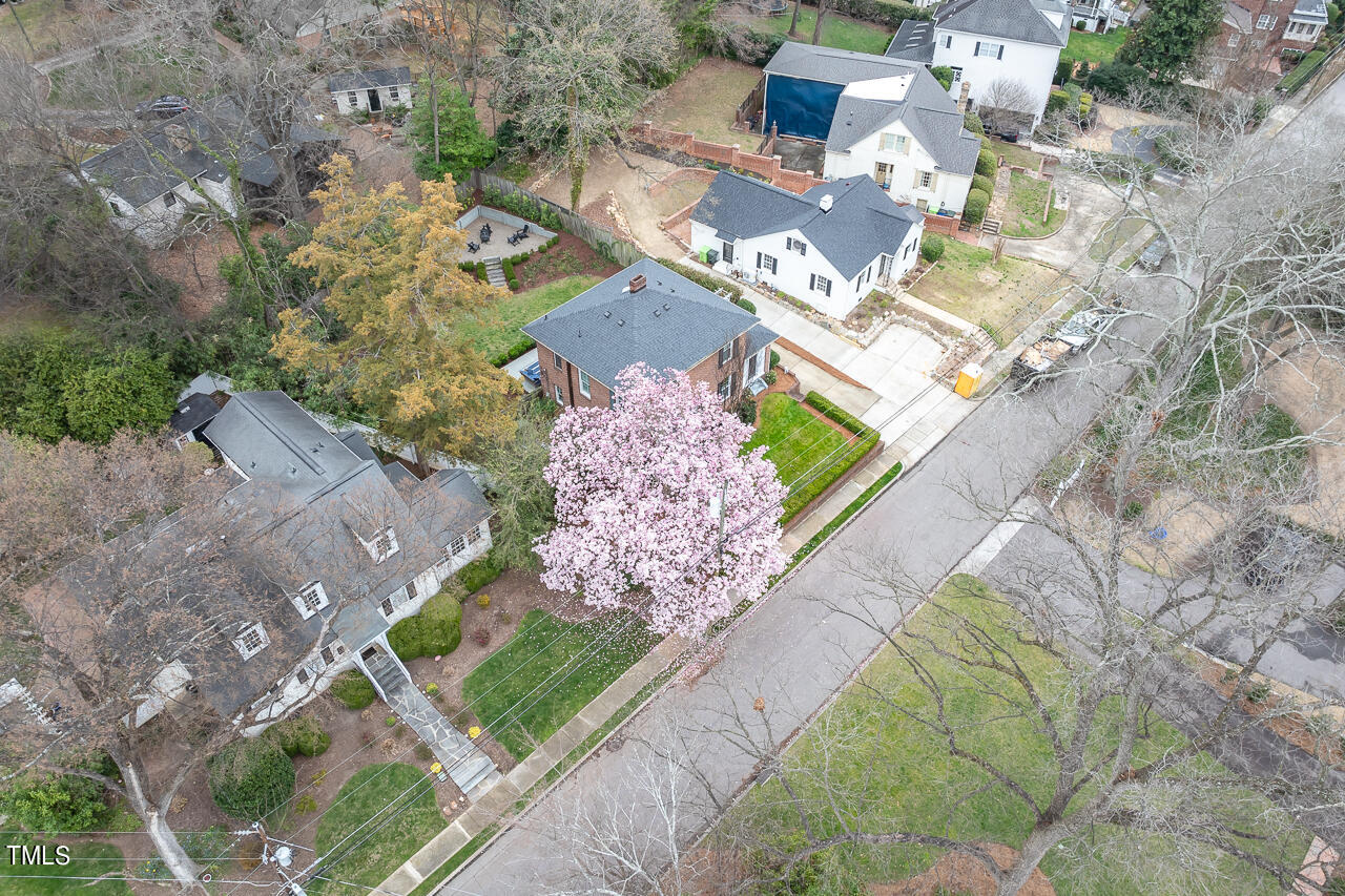 1310 Williamson Drive Raleigh, NC 27608 - Photo 37 of 43 an aerial view of a house