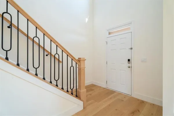 a view of staircase with lots of stairs