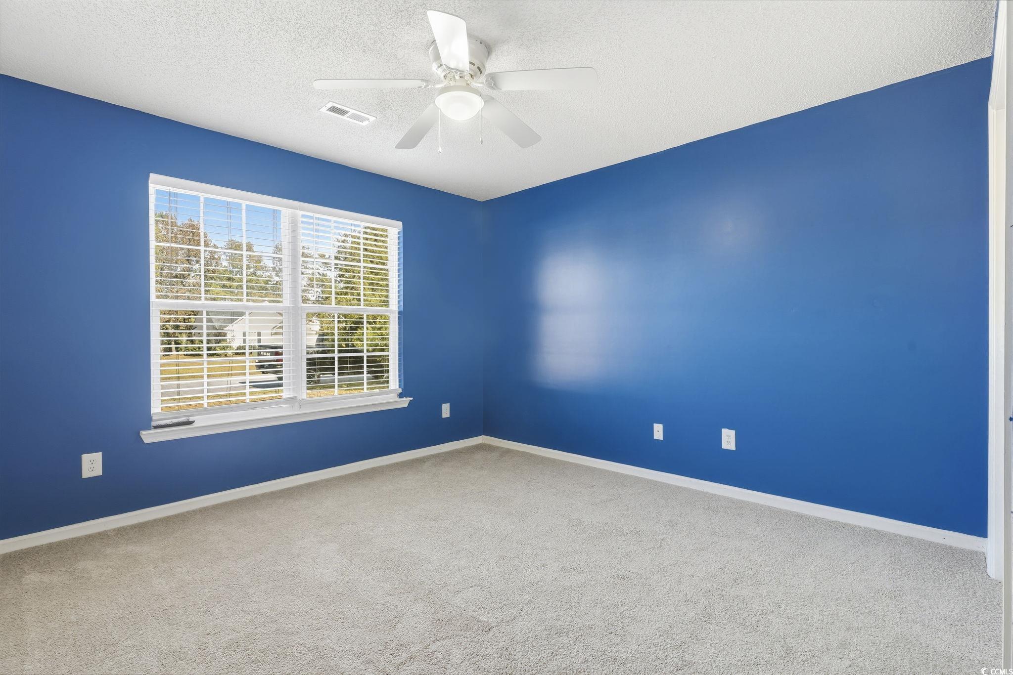 1007 Green Fir Loop Conway, SC 29527 - Photo 19 of 38 Carpeted empty room featuring a textured ceiling and ceiling fan