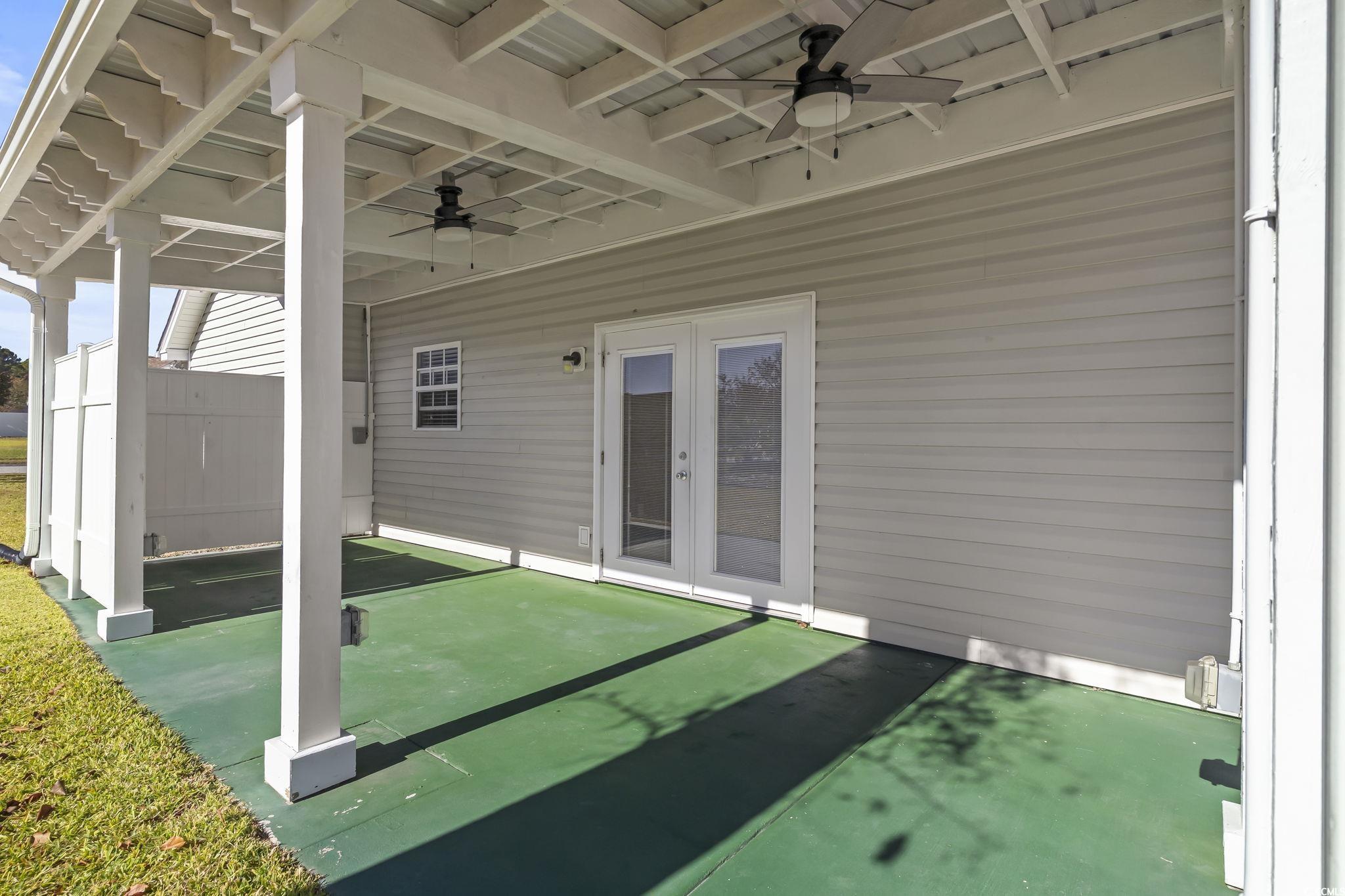 1007 Green Fir Loop Conway, SC 29527 - Photo 30 of 38 View of patio with ceiling fan