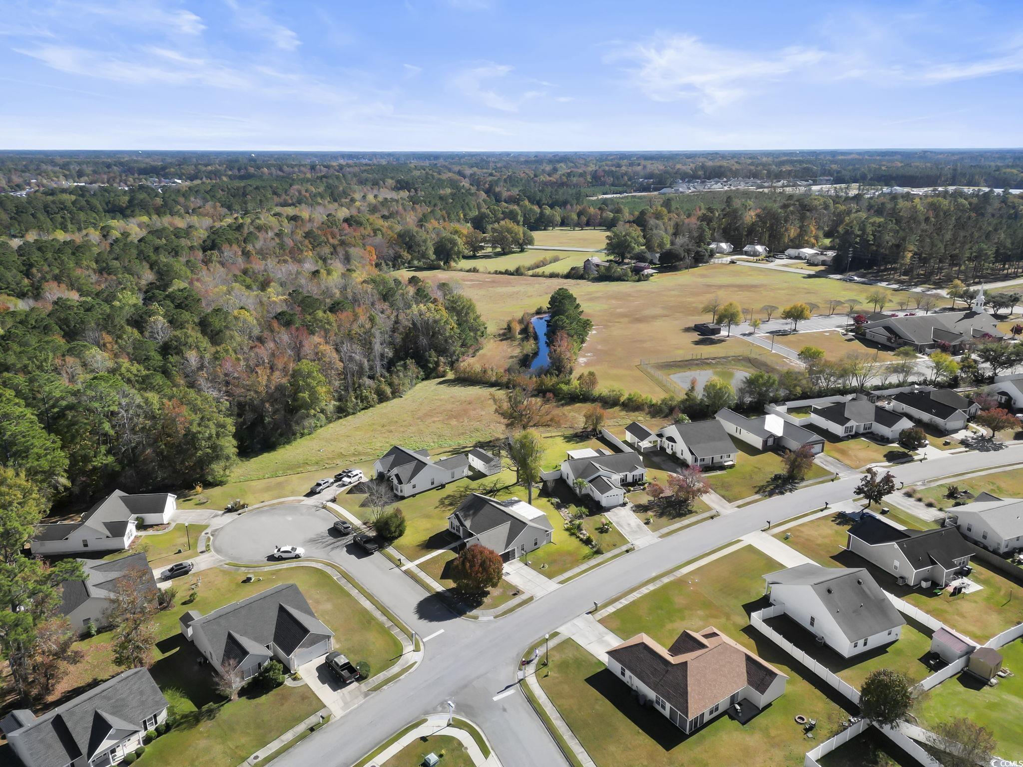 1007 Green Fir Loop Conway, SC 29527 - Photo 34 of 38 Aerial view of property and surrounding area with nearby suburban area