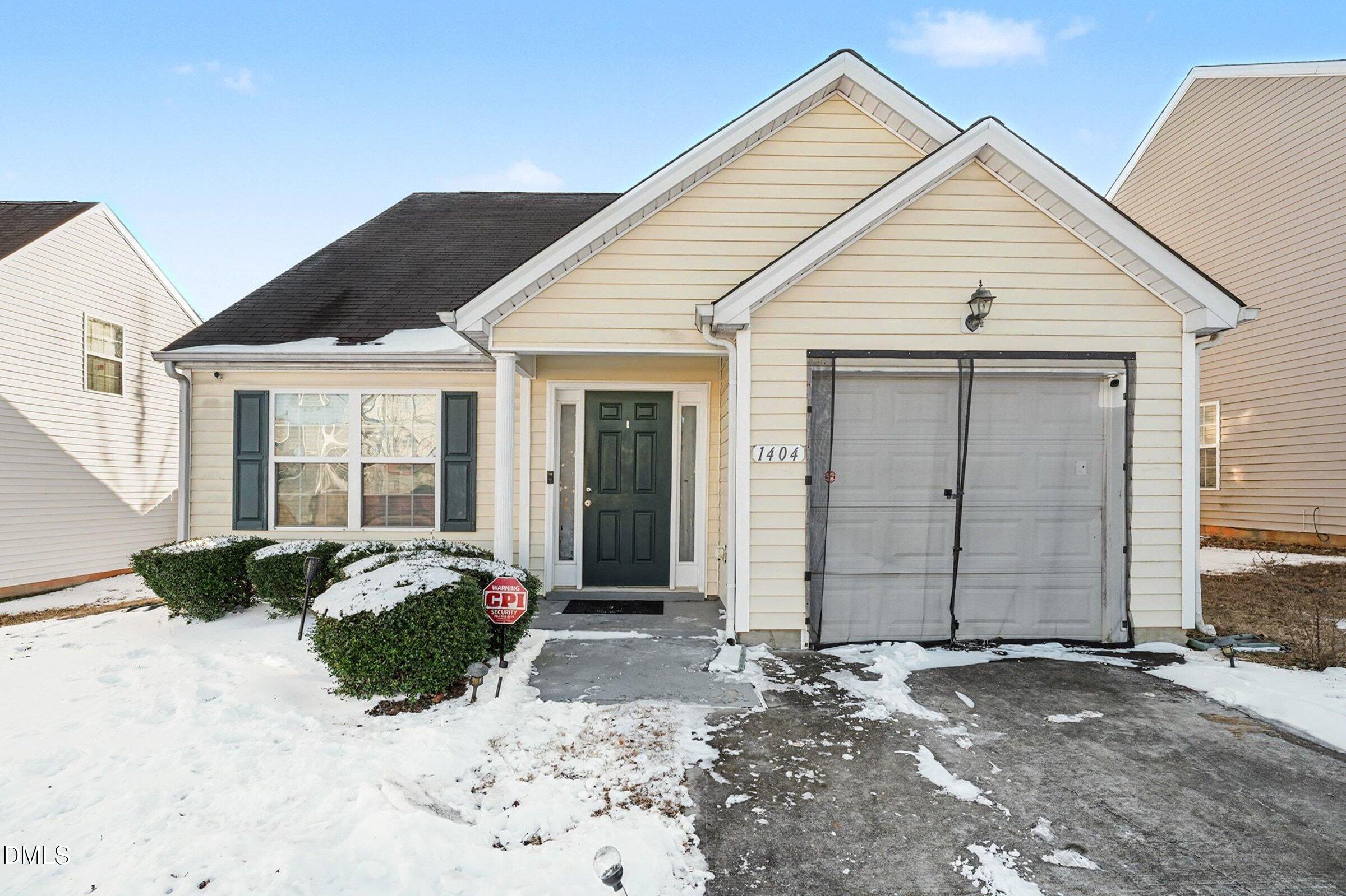 a view of a house with a outdoor space