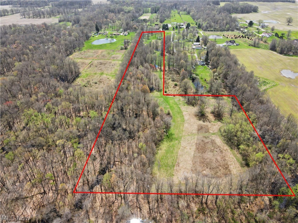 10537 Gilbert Road Newton Falls, OH 44444 - Photo 7 of 8 Back view, red lines are approximate and not to scale.