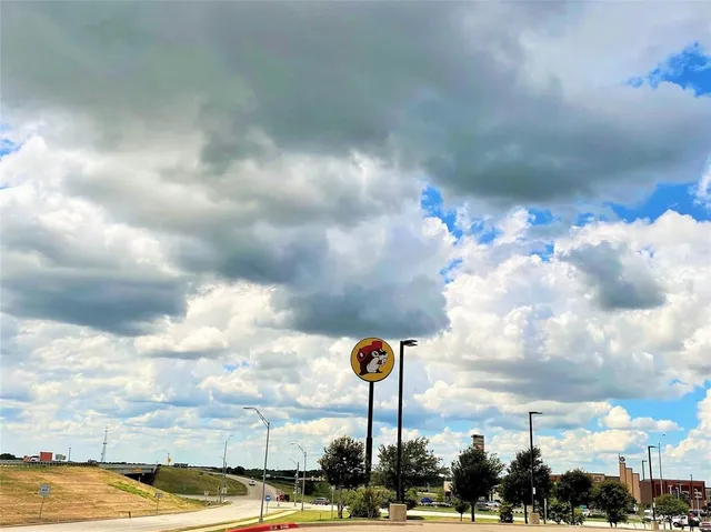 a view of a river in a field