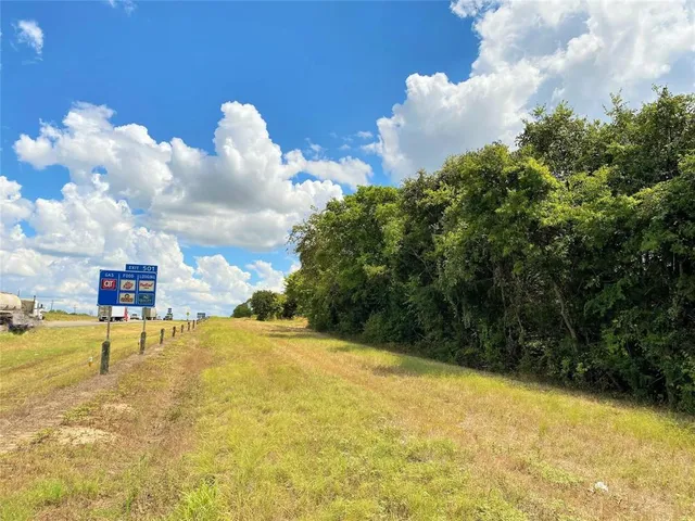 a view of pool and trees in the background