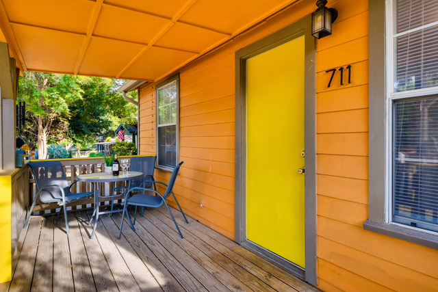 711 Jewell Street, Unit A & B Austin, TX 78704 - Photo 11 of 17 a view of a balcony with chairs