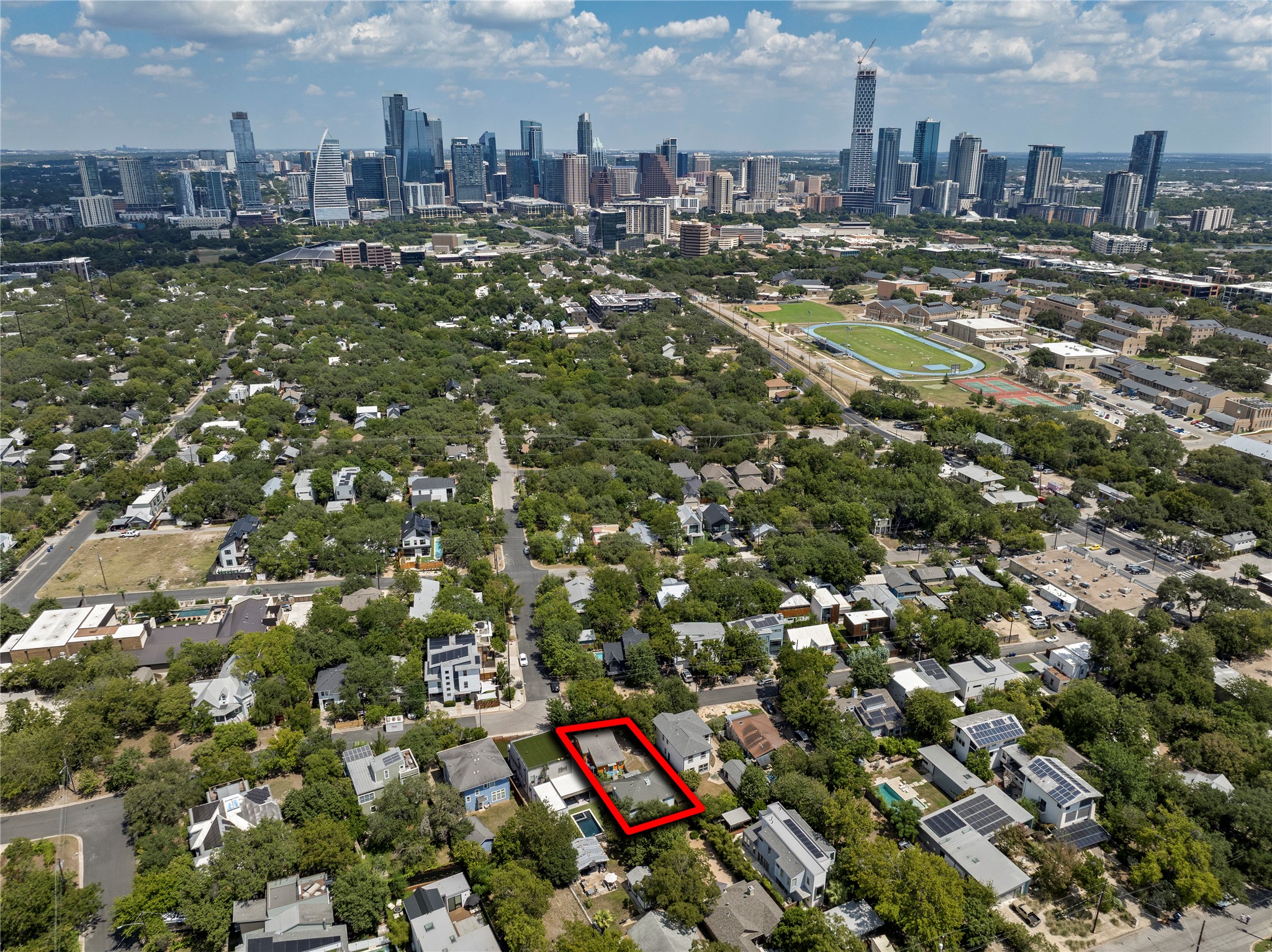 711 Jewell Street, Unit A & B Austin, TX 78704 - Photo 5 of 17 a view of a city