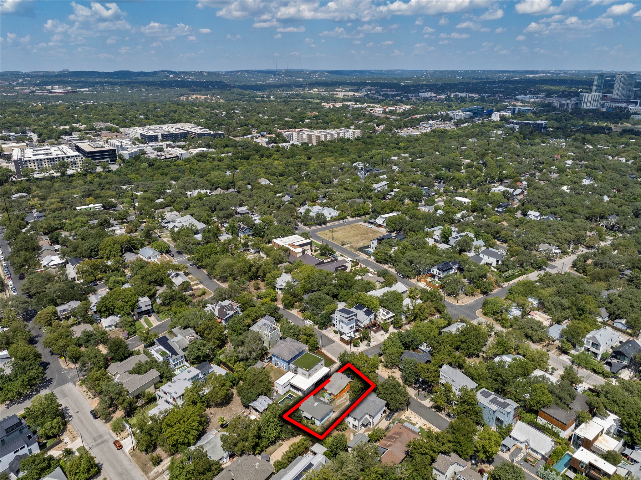711 Jewell Street, Unit A & B Austin, TX 78704 - Photo 7 of 17 a view of city with ocean