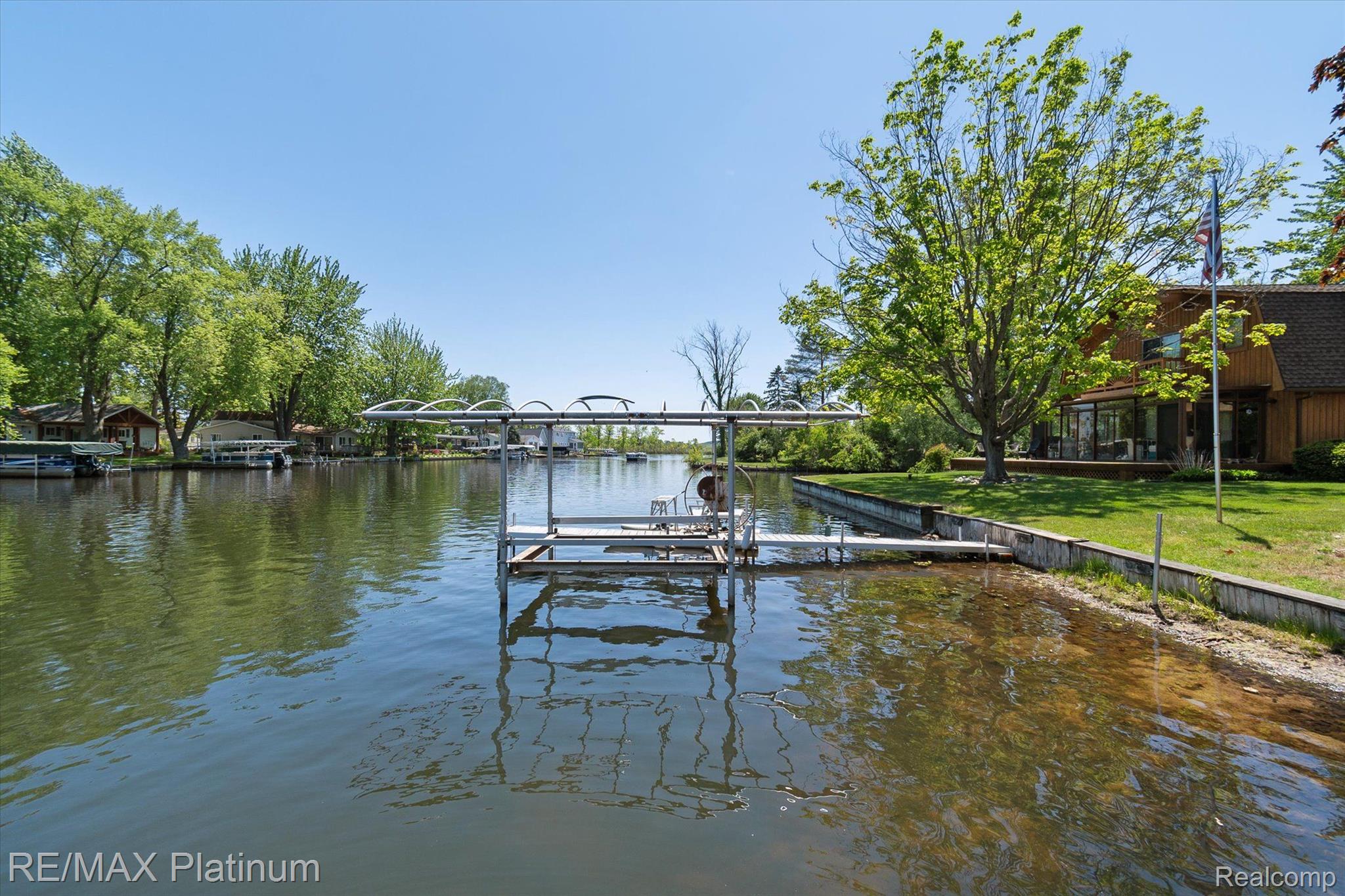 11157 Wynns Road Pinckney, MI 48169 - Photo 23 of 33 Canal view to Portage Lake opening