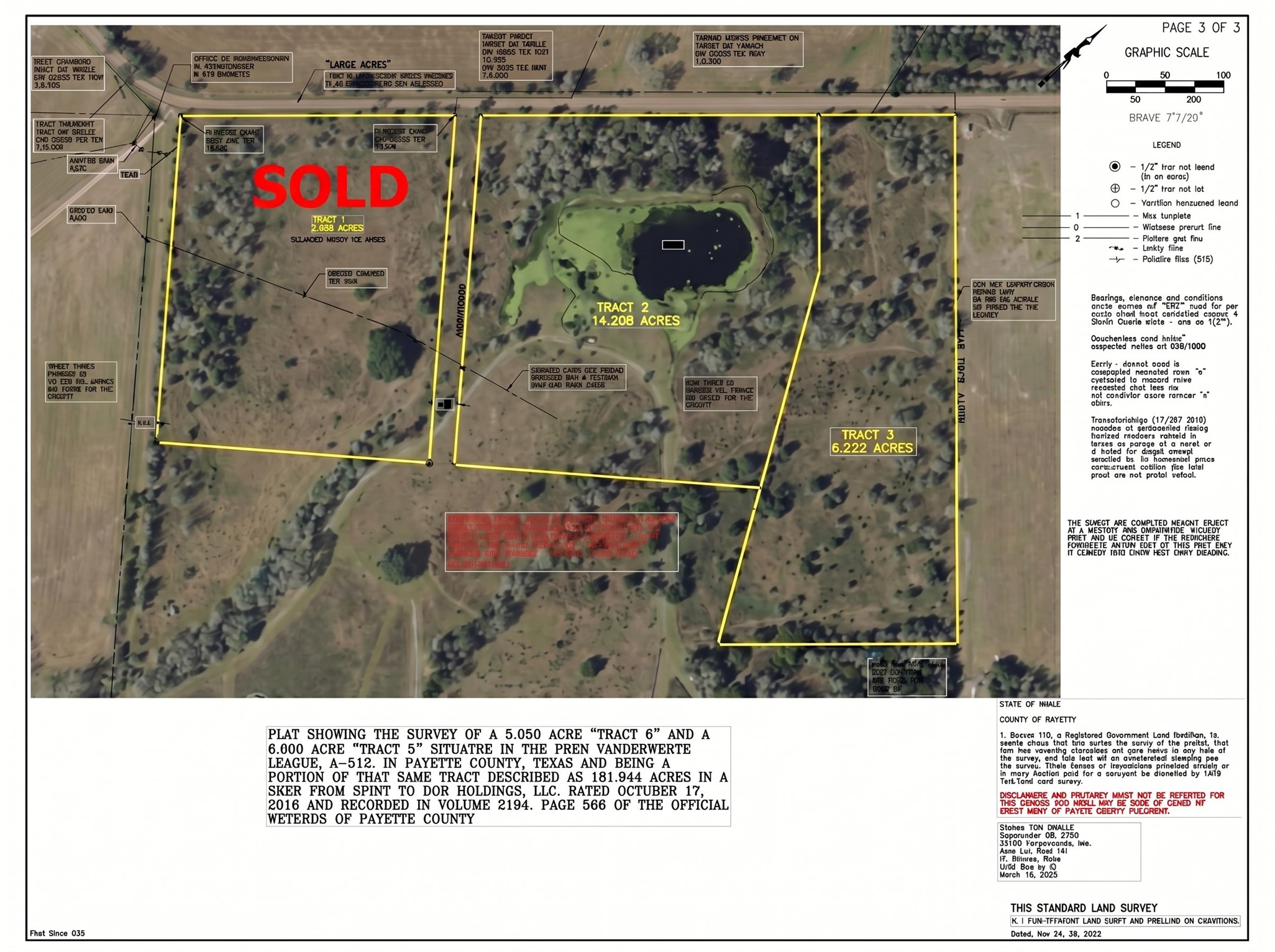 0 Lange Road Ledbetter, TX 78946 - Photo 26 of 26 Tract 2 showing 8.26 Acres