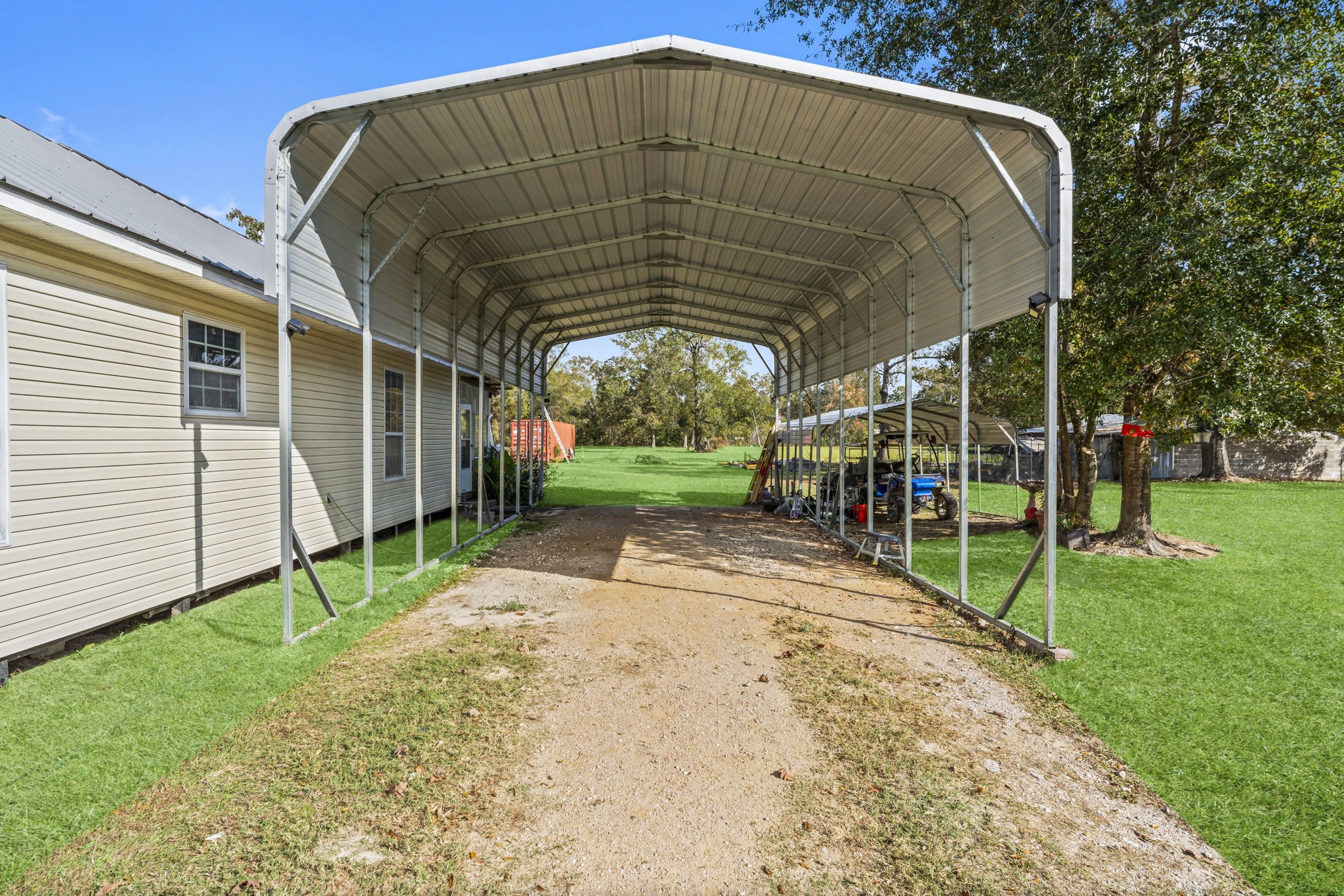14991 North Tram Road Splendora, TX 77372 - Photo 23 of 40 a view of back yard of the house