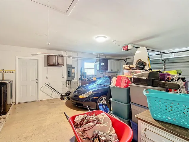 a room with lots of storage and utility