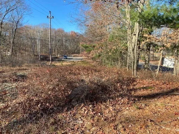 a view of a tiny house with a yard and sitting area