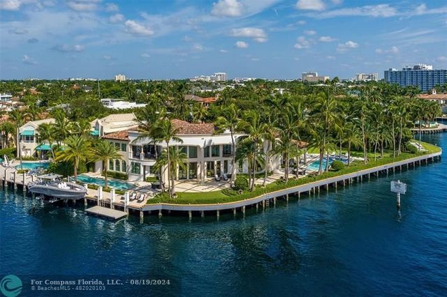 a view of a lake with a mountain in the background