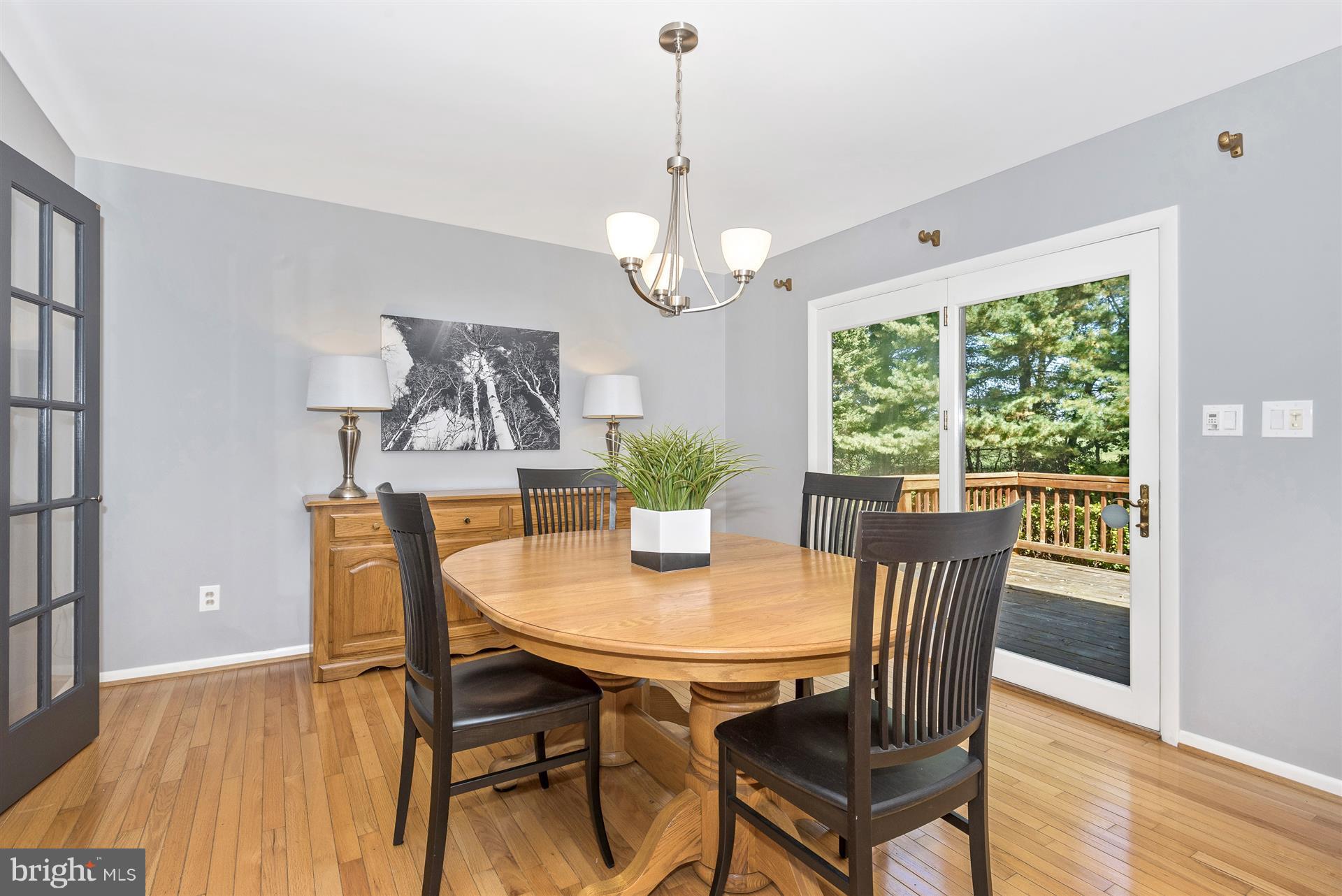 2660 Gilbert Road Mount Airy, MD 21771 - Photo 10 of 30 Dining Room with Slider Door to Deck