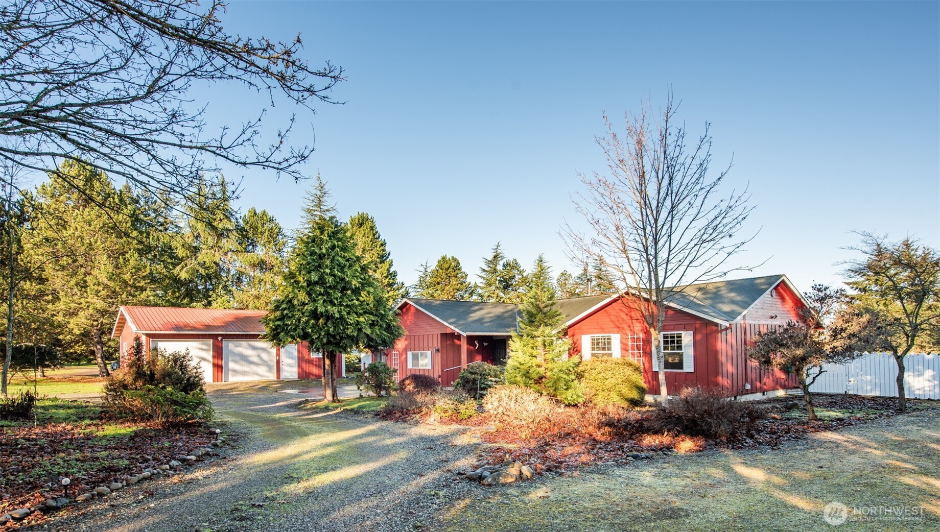 72 West Quail Lane Sequim, WA 98382 - Photo 22 of 29 a front view of a house with a yard