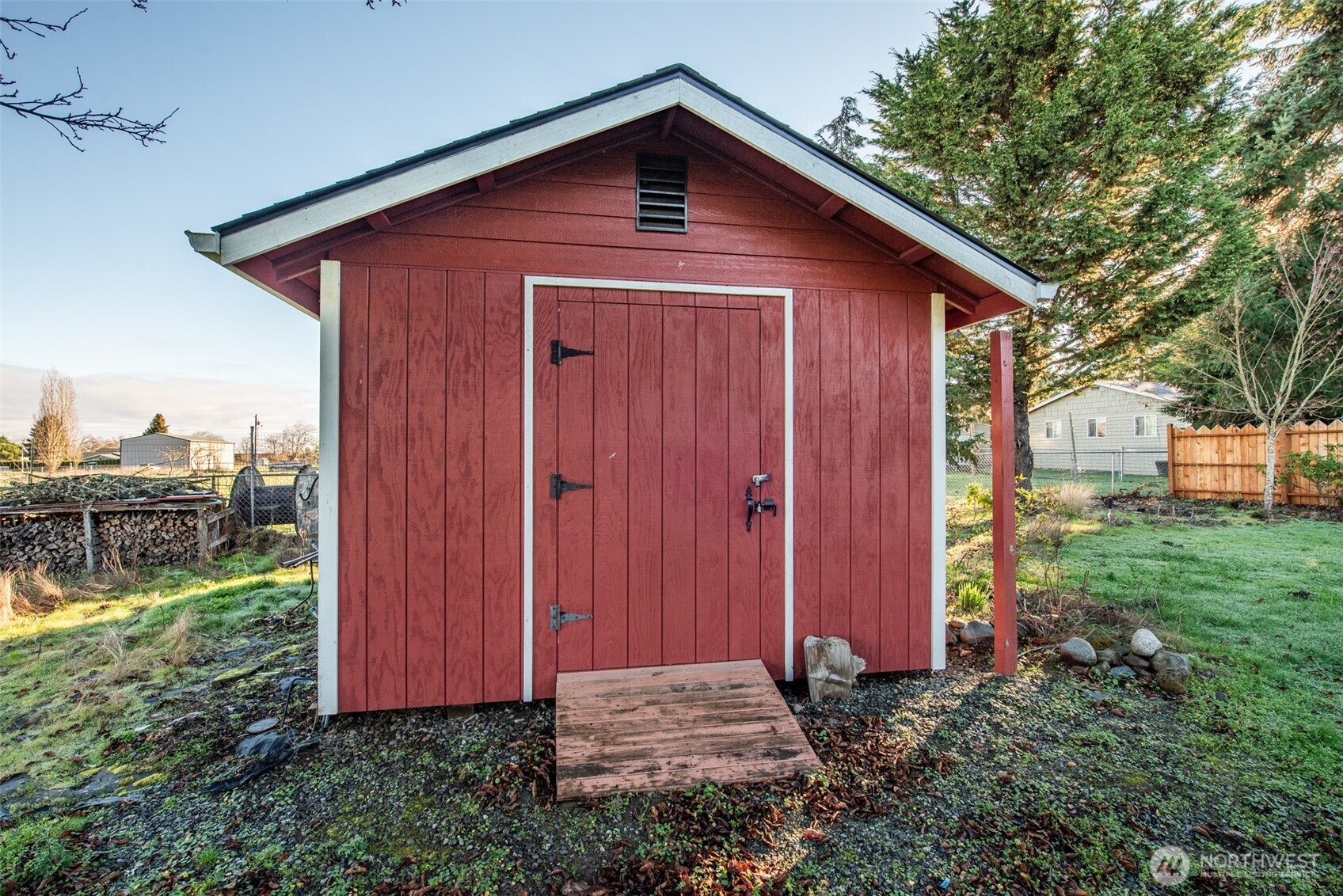 72 West Quail Lane Sequim, WA 98382 - Photo 24 of 29 a view of backyard of house with green space