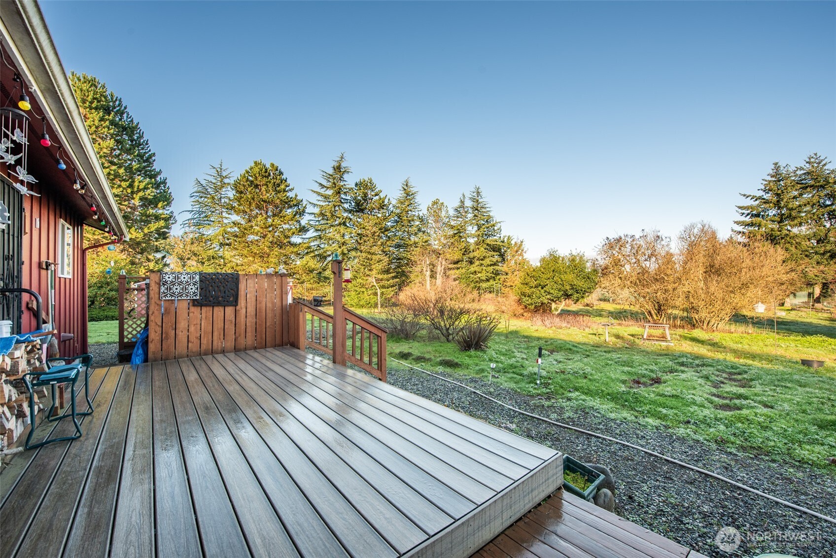 72 West Quail Lane Sequim, WA 98382 - Photo 25 of 29 a view of a balcony with wooden floor