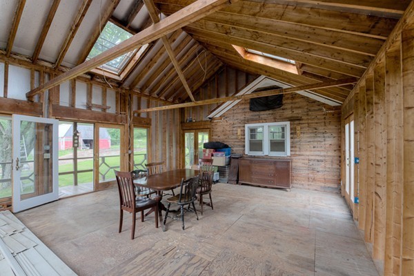 135 Fenton Road Monson, MA 01057 - Photo 16 of 30 a view of a porch with chairs and a table