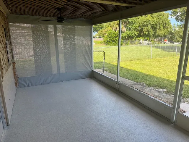 a view of a room with window