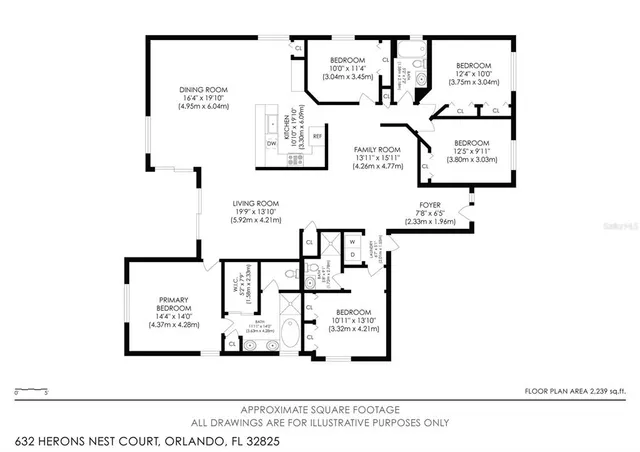 $489,000 | 632 Herons Nest Court, Orlando, FL 32825