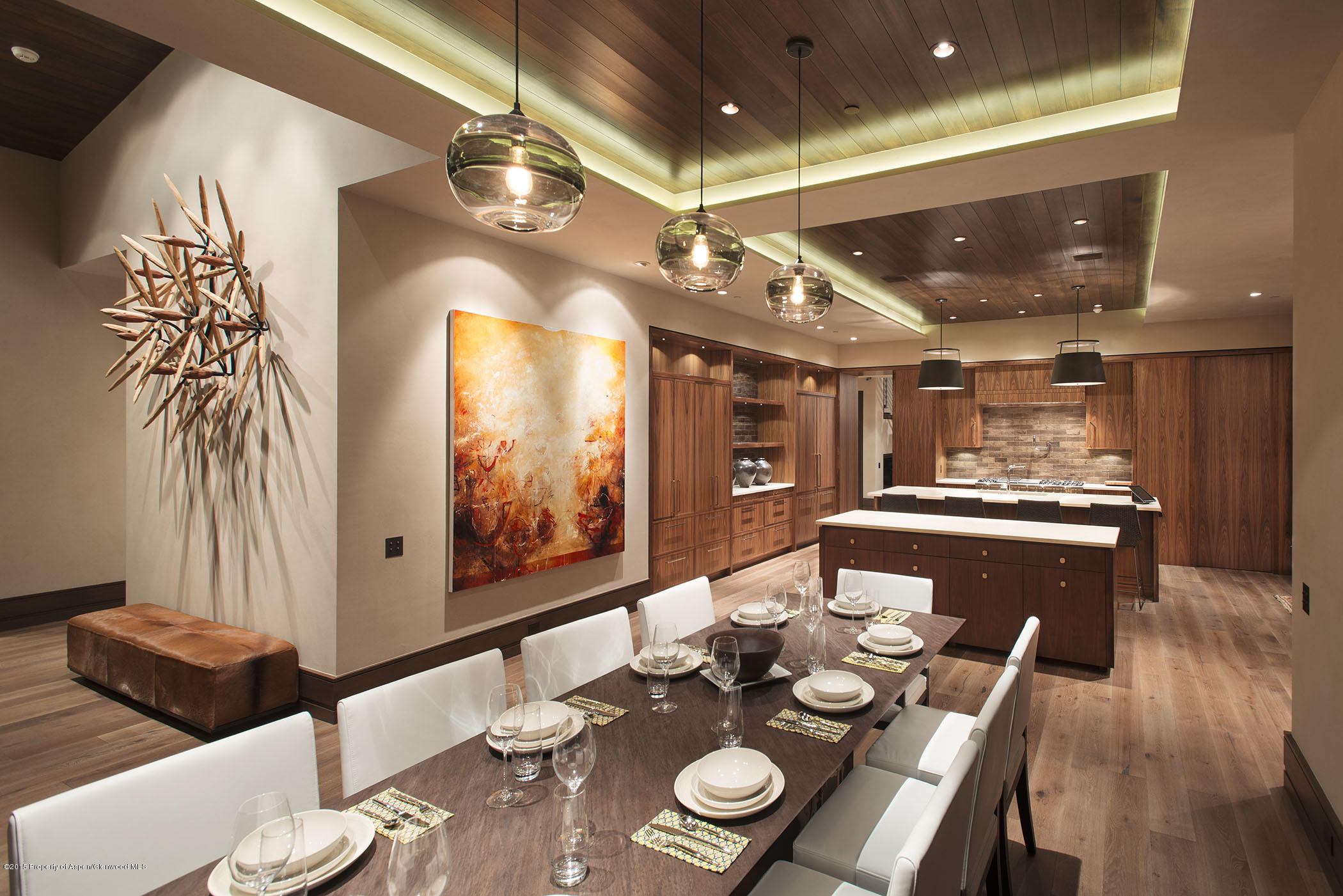 101 Oak Ridge Drive Aspen, CO 81611 - Photo 2 of 18 a dining room with furniture and wooden floor