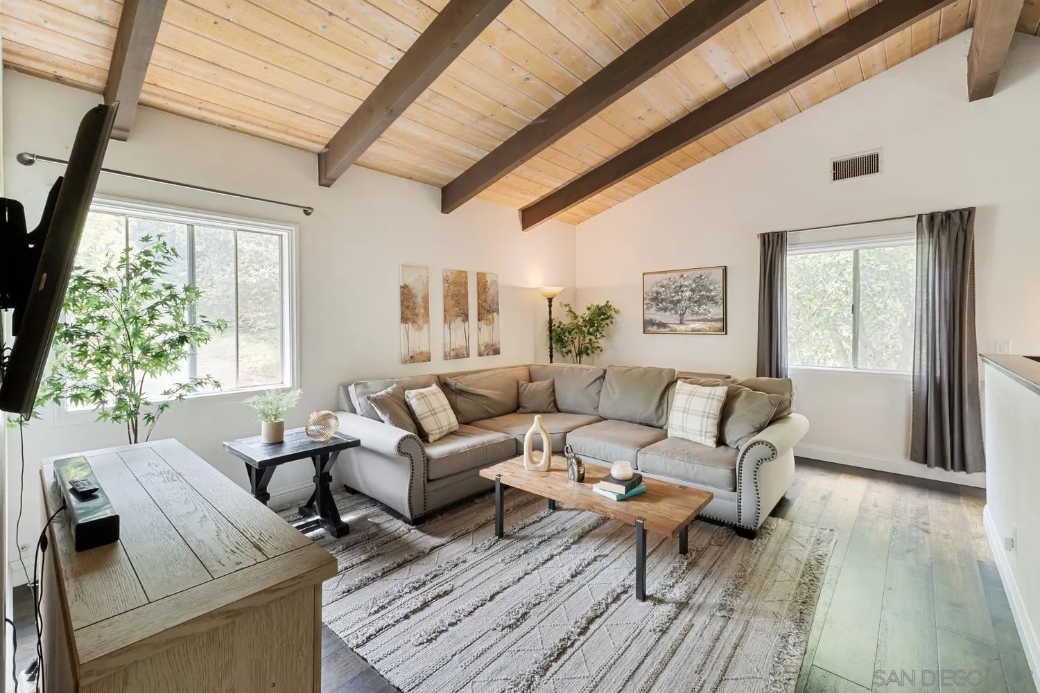 3517 Deer Lake Park Road Julian, CA 92036 - Photo 22 of 75 a living room with furniture and a fireplace