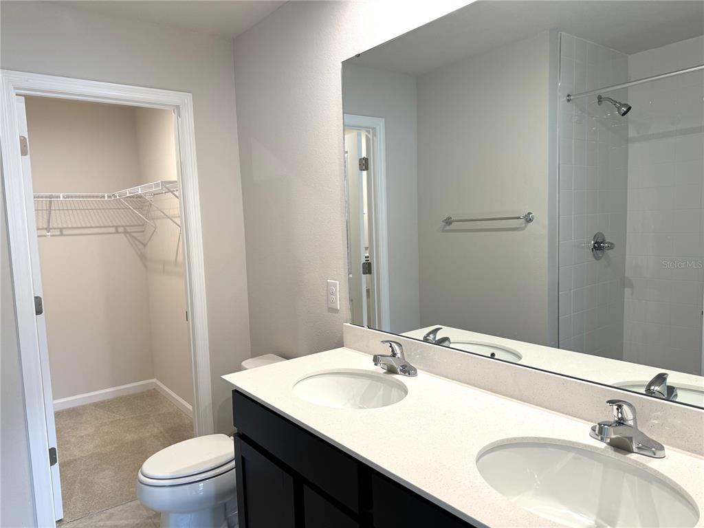 4612 Old Blush Street Lakewood Ranch, FL 34211 - Photo 11 of 19 a bathroom with a sink a toilet and shower