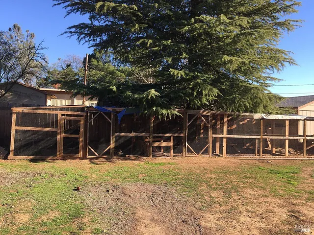 a view of outdoor space with seating