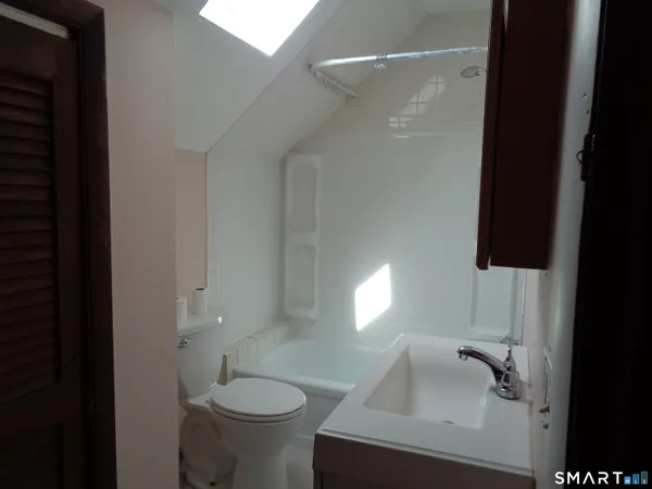 a bathroom with a sink and a toilet