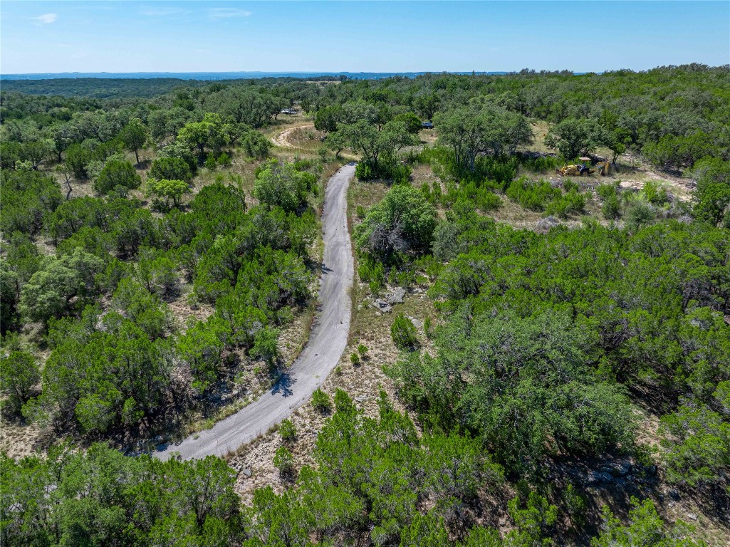 0 Post Oak Bend Loop Marble Falls, TX 78654 - Photo 8 of 18 an aerial view of residential house with outdoor space and trees all around