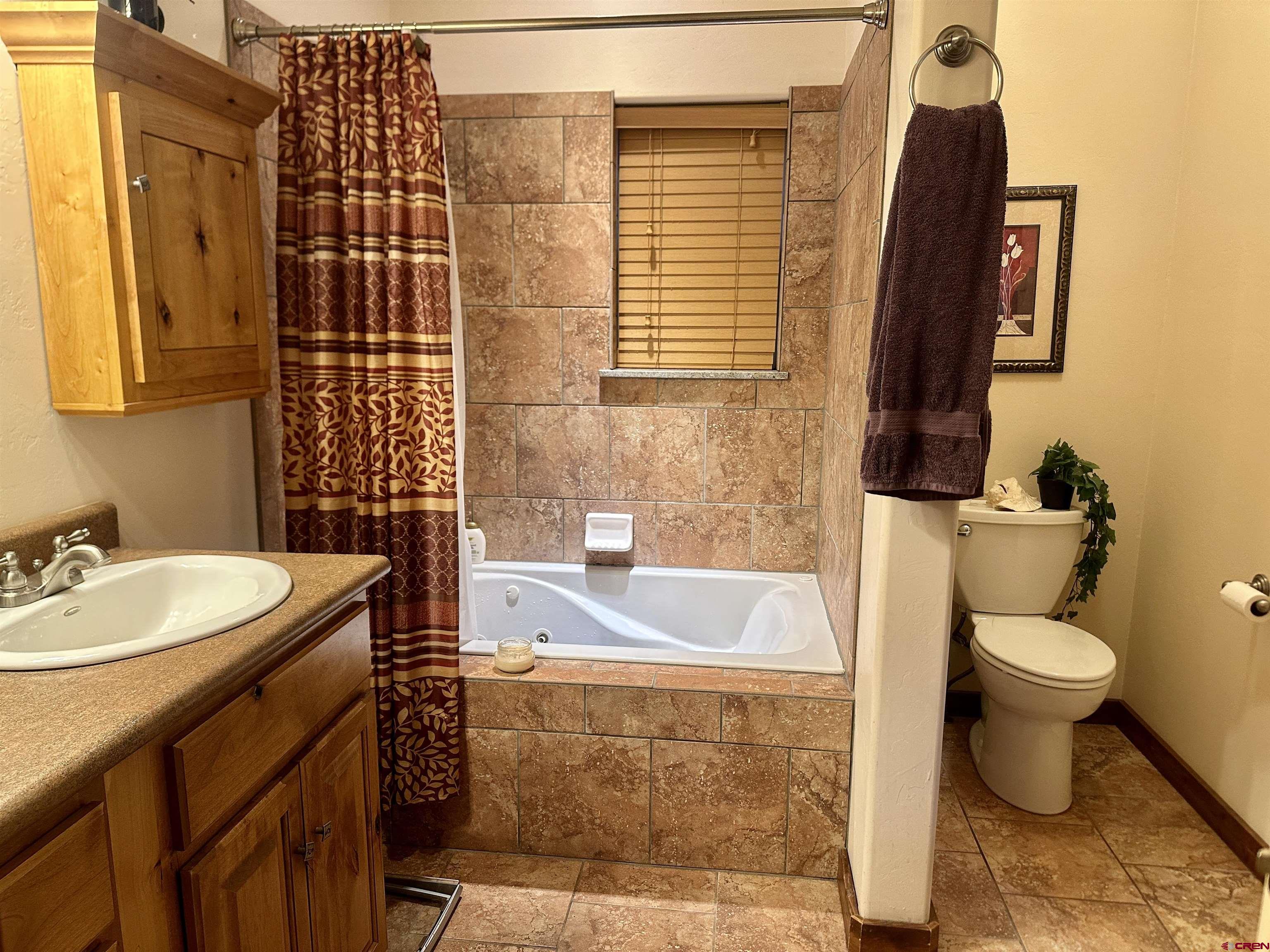 515 Southeast 2nd Street Cedaredge, CO 81413 - Photo 18 of 35 a bathroom with a sink toilet and shower