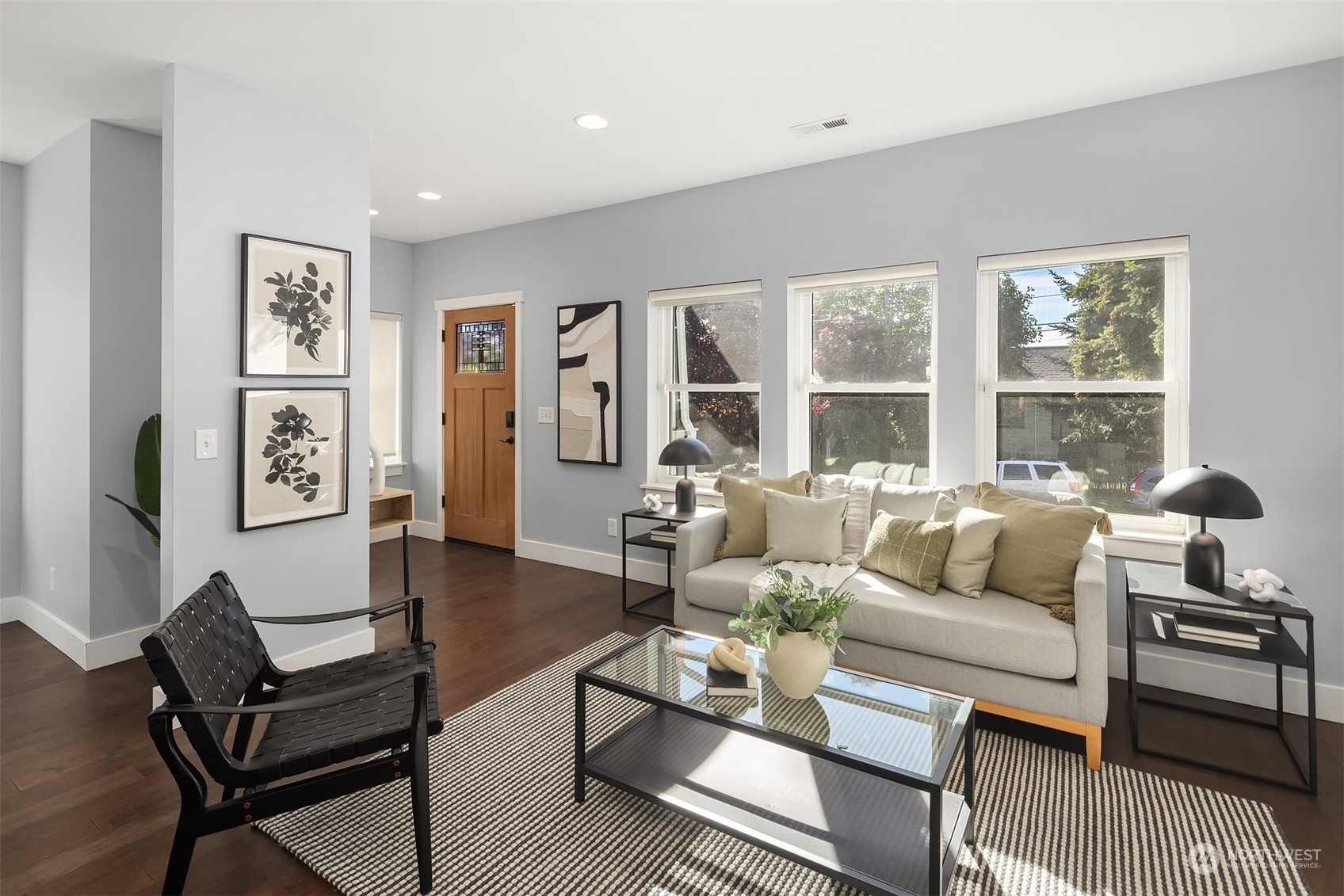 1112 North 76th Street Seattle, WA 98103 - Photo 4 of 40 a living room with furniture and a large window