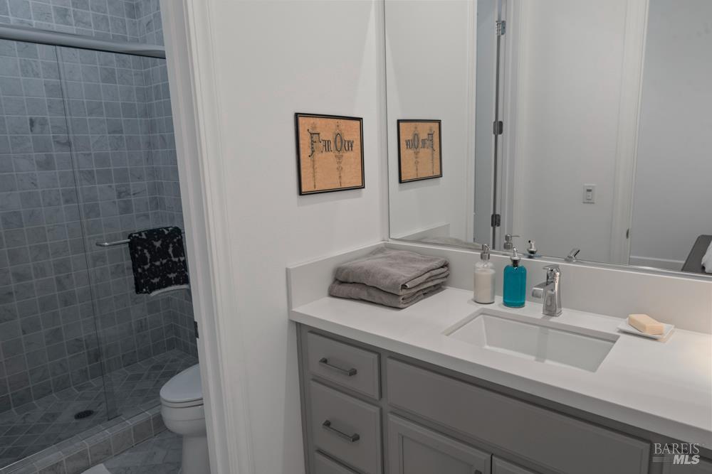 280 Pacific Heights Drive Santa Rosa, CA 95403 - Photo 25 of 72 En suite bathroom attached to downstairs bedroom