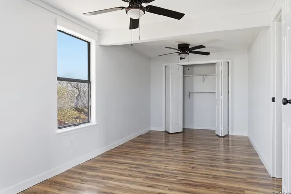 wooden floor in an empty room