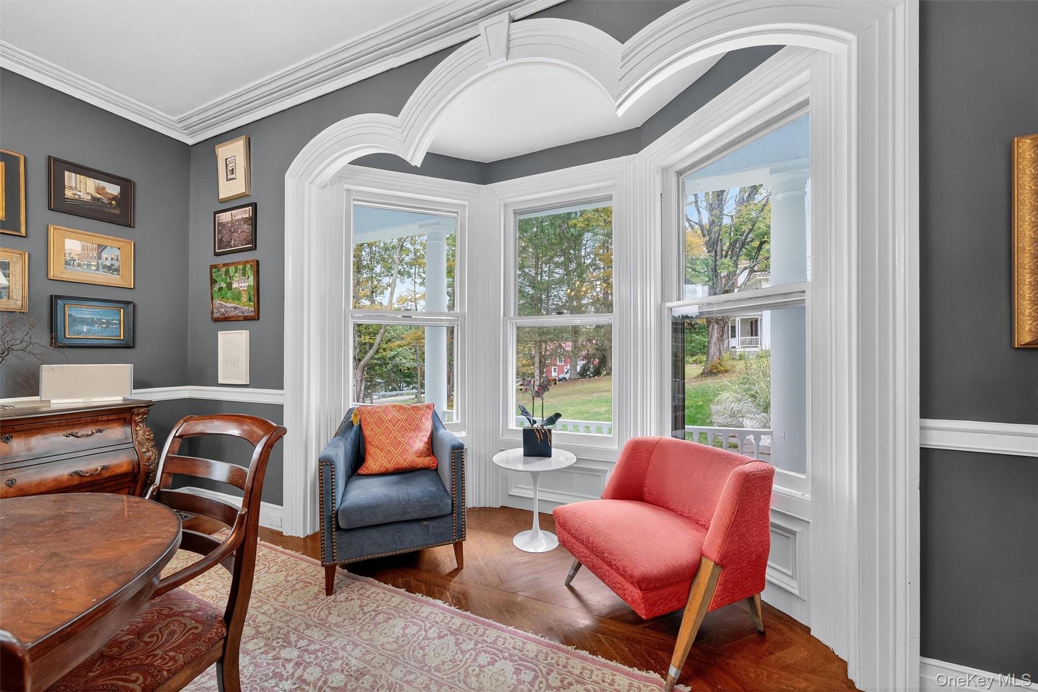 1657 River Road Damascus, PA 18415 - Photo 17 of 43 a living room with furniture and a large window