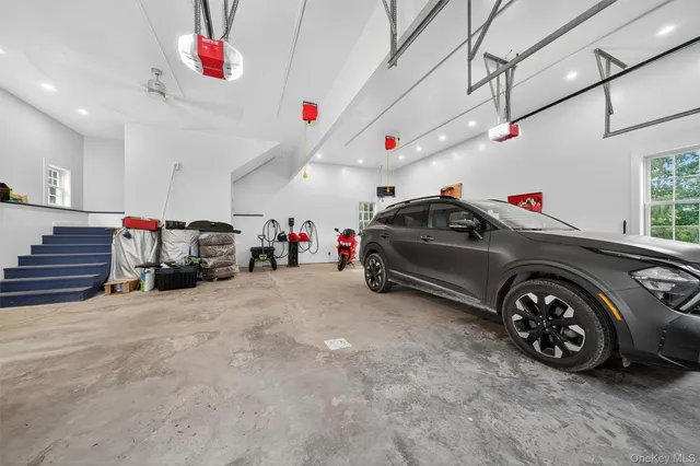 a view of car garage