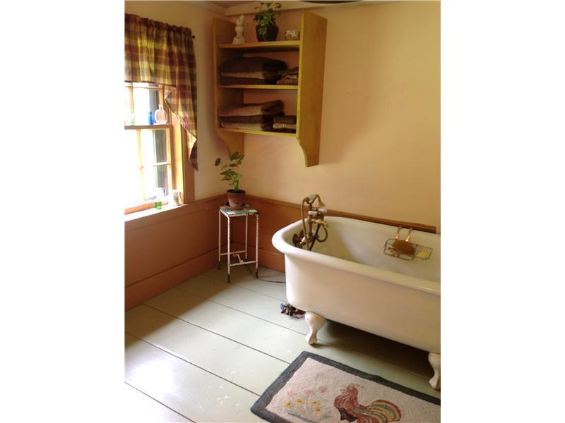 100 Joe Berry Road Cornish, ME 04020 - Photo 21 of 32 Full bath with vintage tub, painted...
