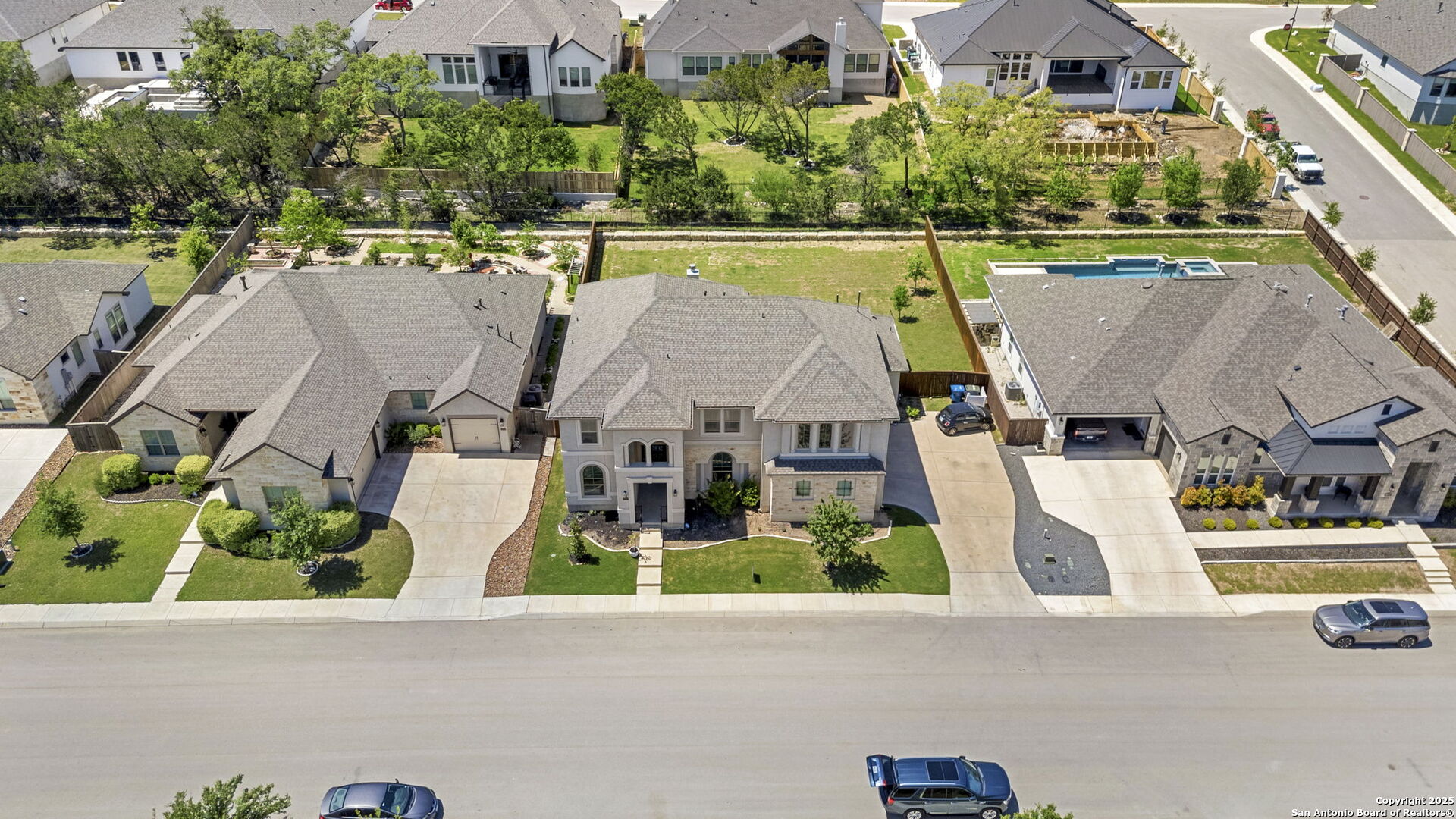 18323 Powder San Antonio, TX 78257 - Photo 3 of 42 an aerial view of a house with a swimming pool