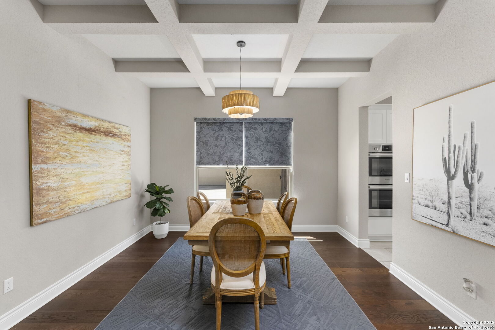18323 Powder San Antonio, TX 78257 - Photo 9 of 42 a view of a dining room with furniture window and wooden floor