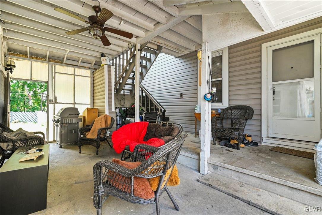 1324 Main Street Northampton, PA 18067 - Photo 9 of 49 a balcony with furniture and a potted plant