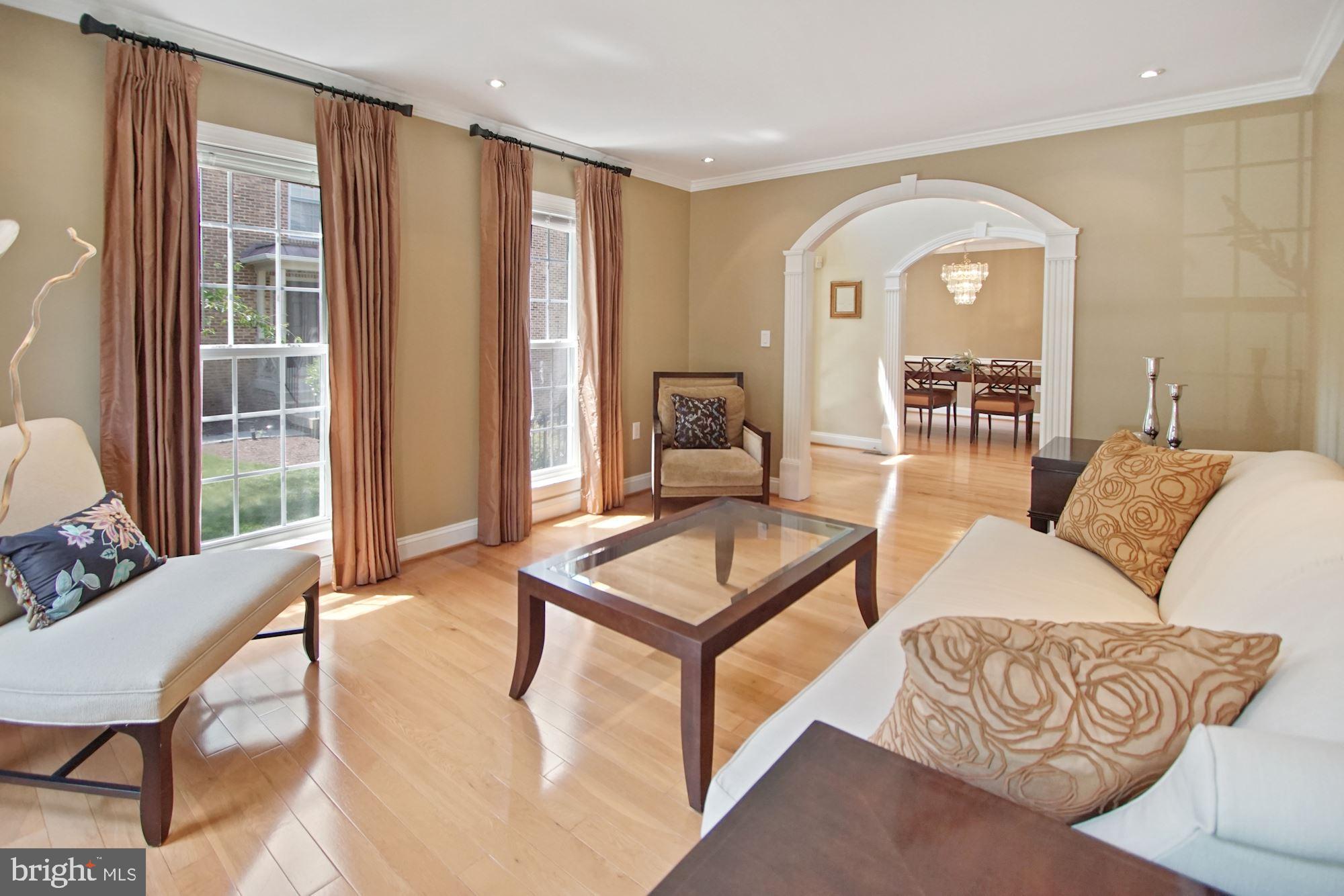 12613 Spriggs Request Court Bowie, MD 20721 - Photo 5 of 48 Living room with view of dining room