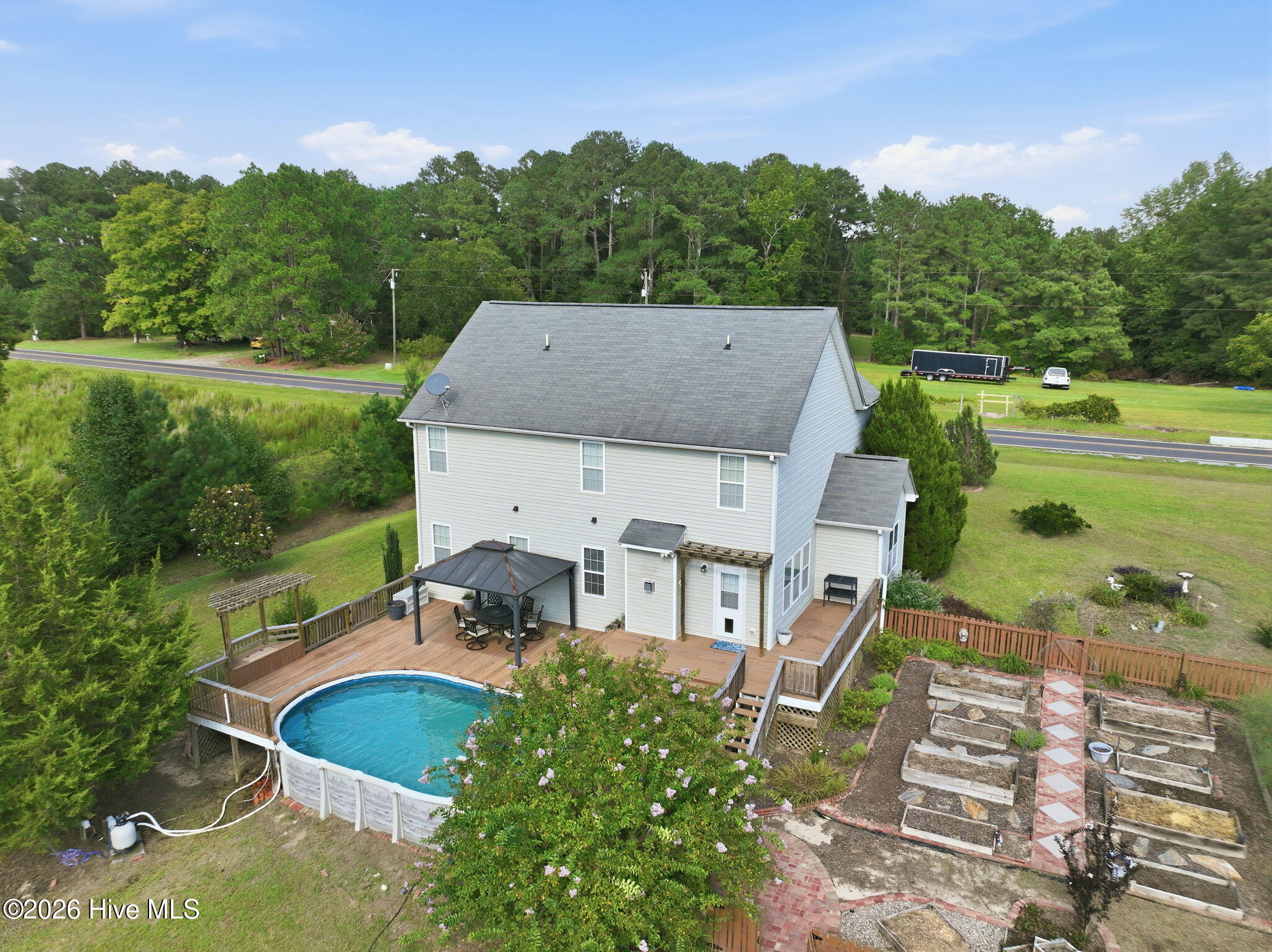 1284 L L Cooper Road Cameron, NC 28326 - Photo 9 of 62 Backyard View with Garden