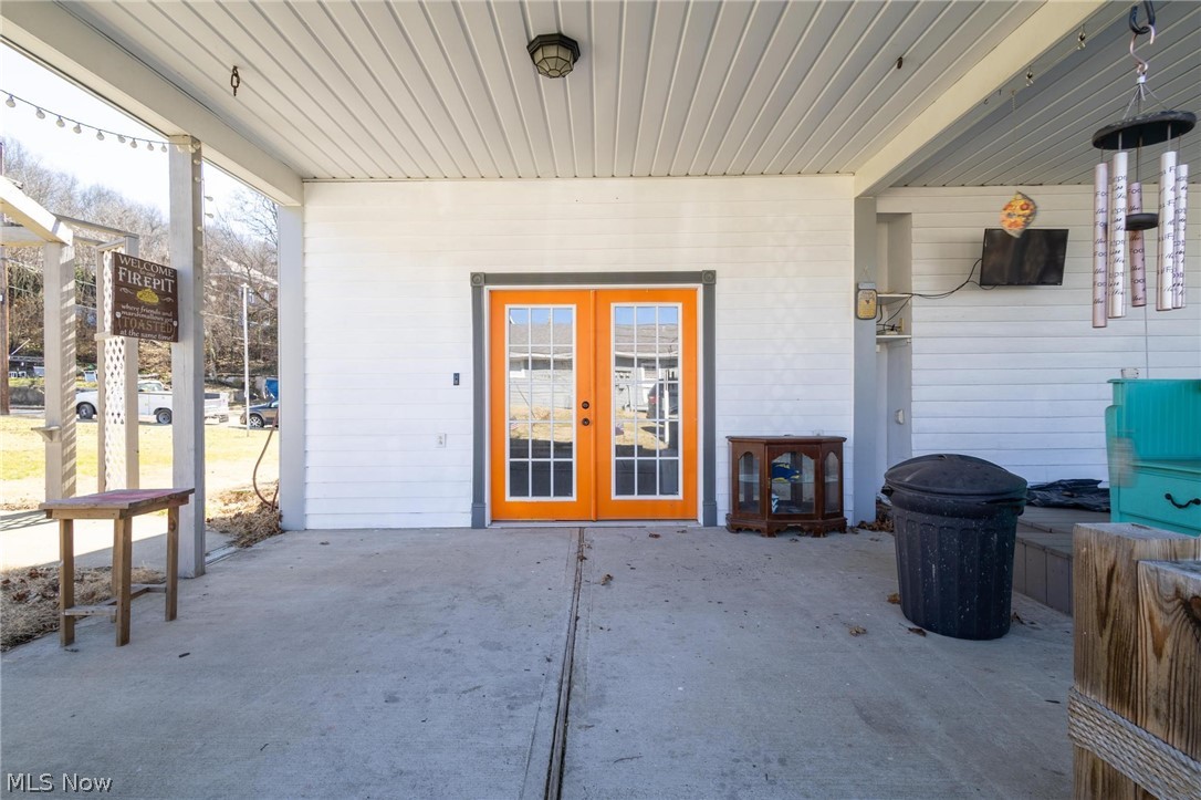 165 9th Street Wellsburg, WV 26070 - Photo 34 of 37 View of patio with french doors